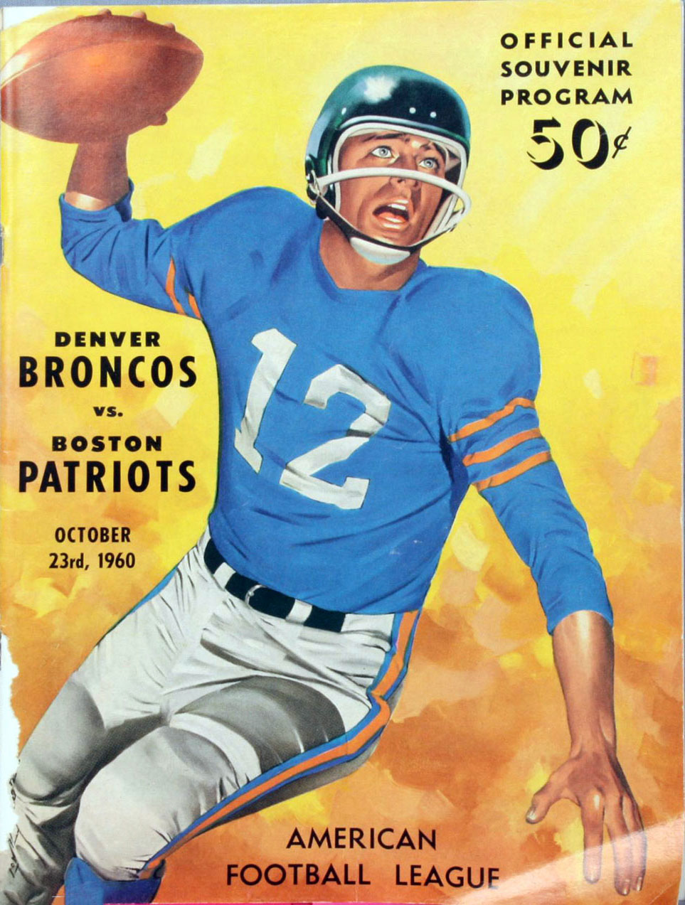 Denver Broncos vs. Boston Patriots (October 23, 1960)