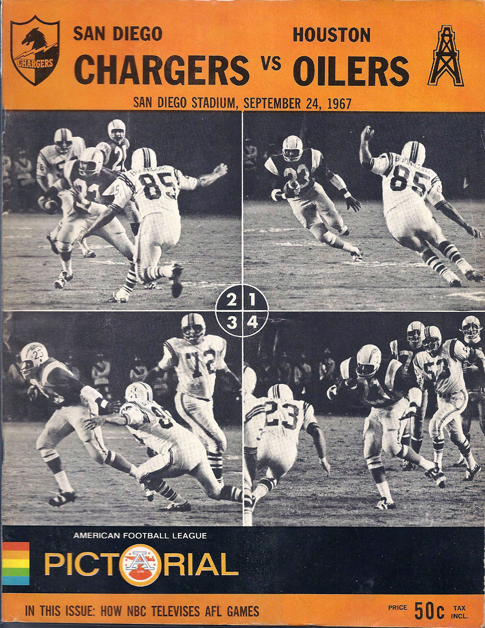 San Diego Chargers vs. Houston Oilers (September 24, 1967)