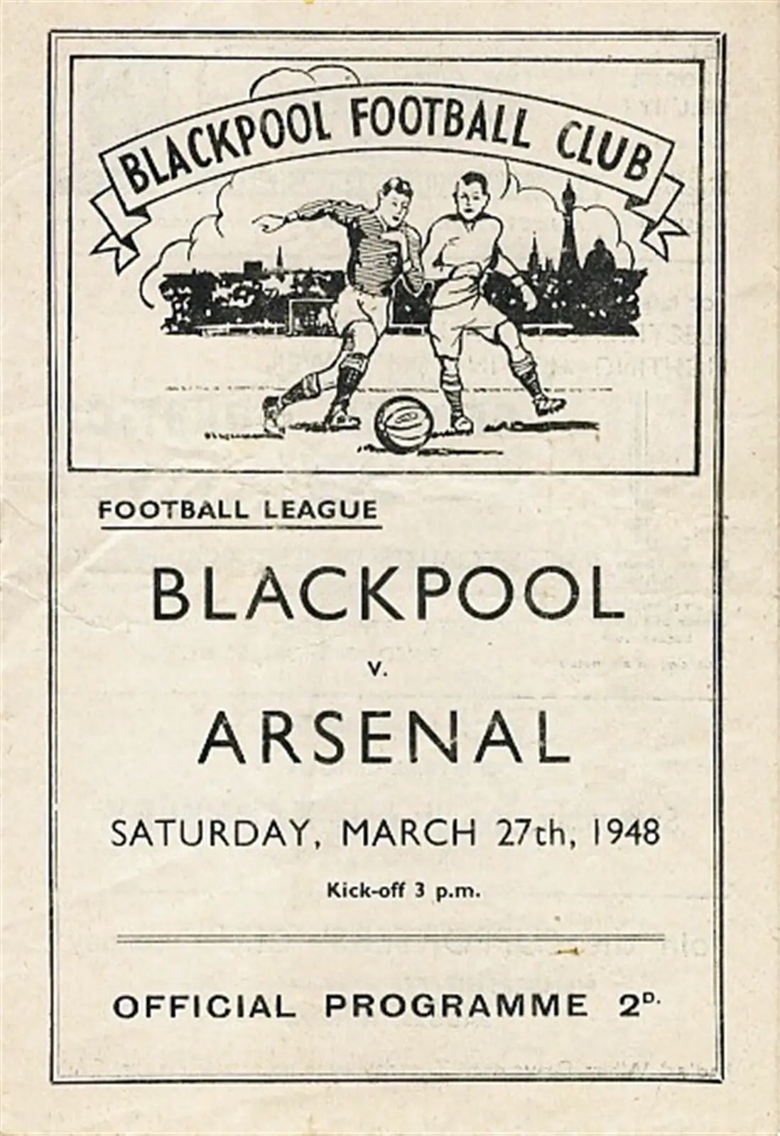 Blackpool vs. Arsenal (March 27, 1948)