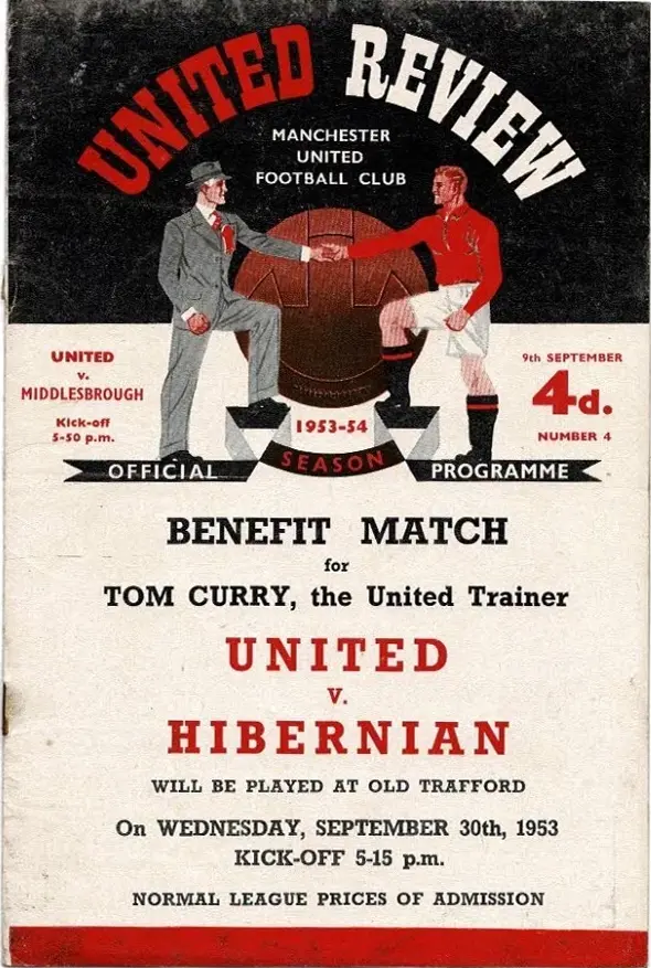 Manchester United vs. Middlesbrough (September 9, 1953)