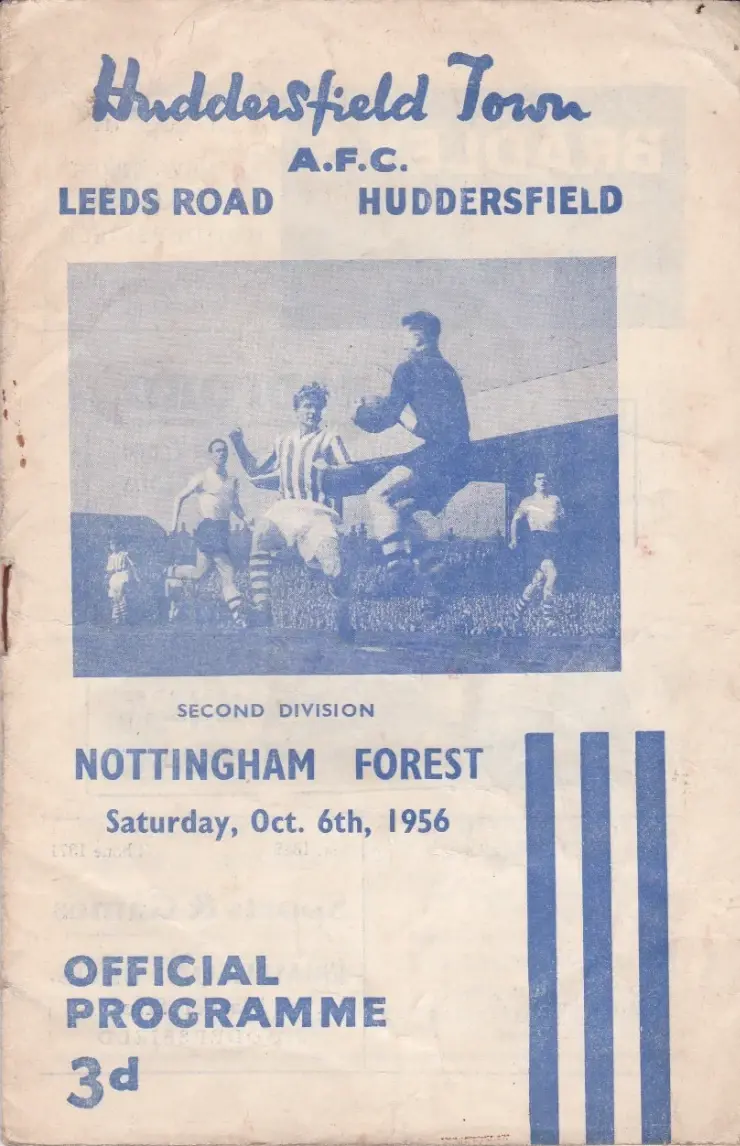 Huddersfield Town vs. Nottingham Forest (October 6, 1956)