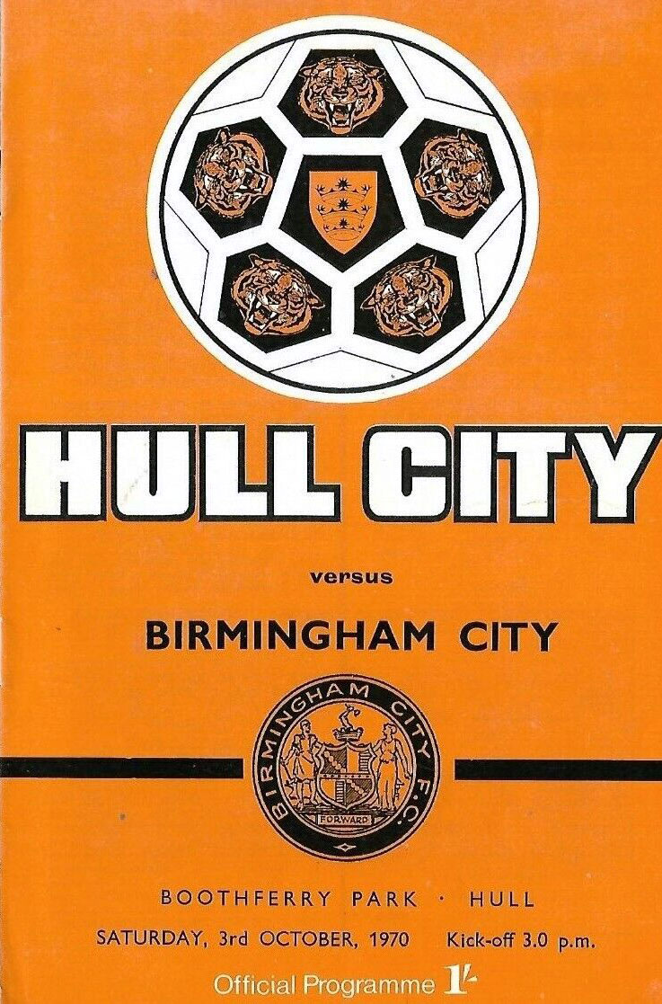 Hull City vs. Birmingham City (October 3, 1970)