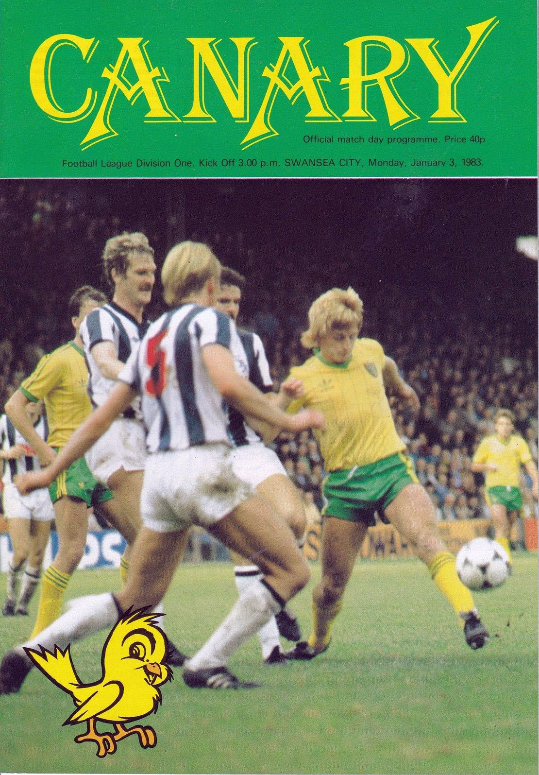 Norwich City vs. Swansea City (January 3, 1983)