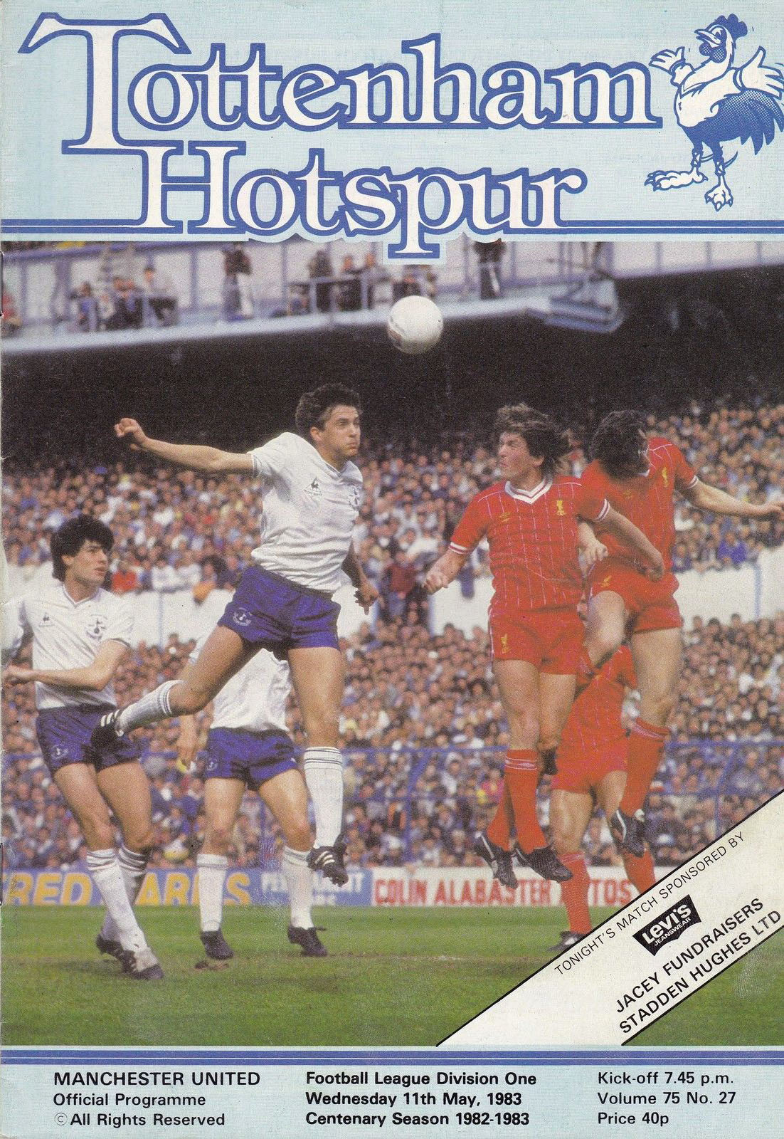 Tottenham Hotspur vs. Manchester United (May 11, 1983)