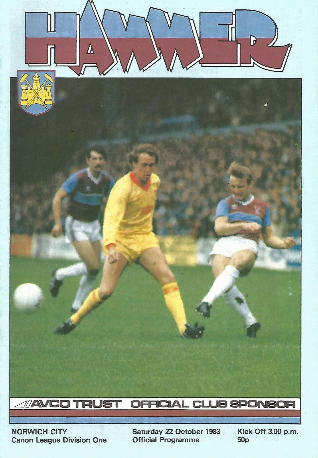 West Ham United vs. Norwich City (October 22, 1983)