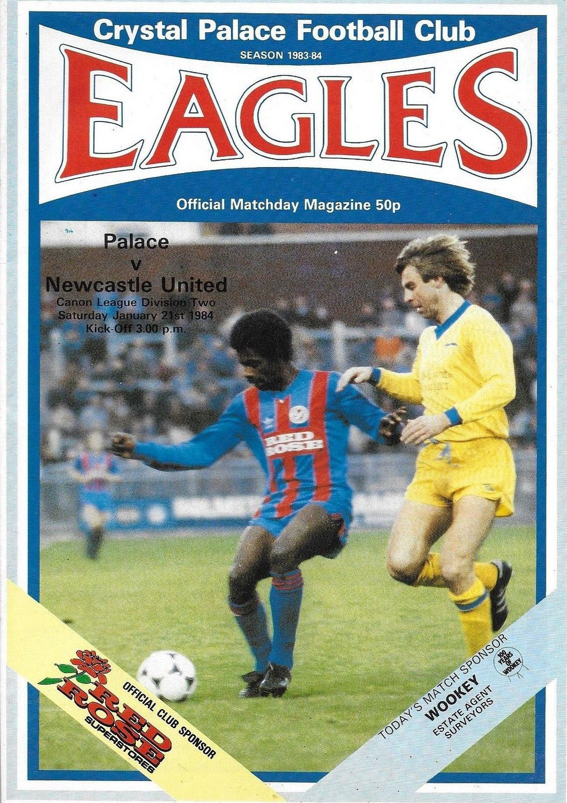 Crystal Palace vs. Newcastle United (January 21, 1984)
