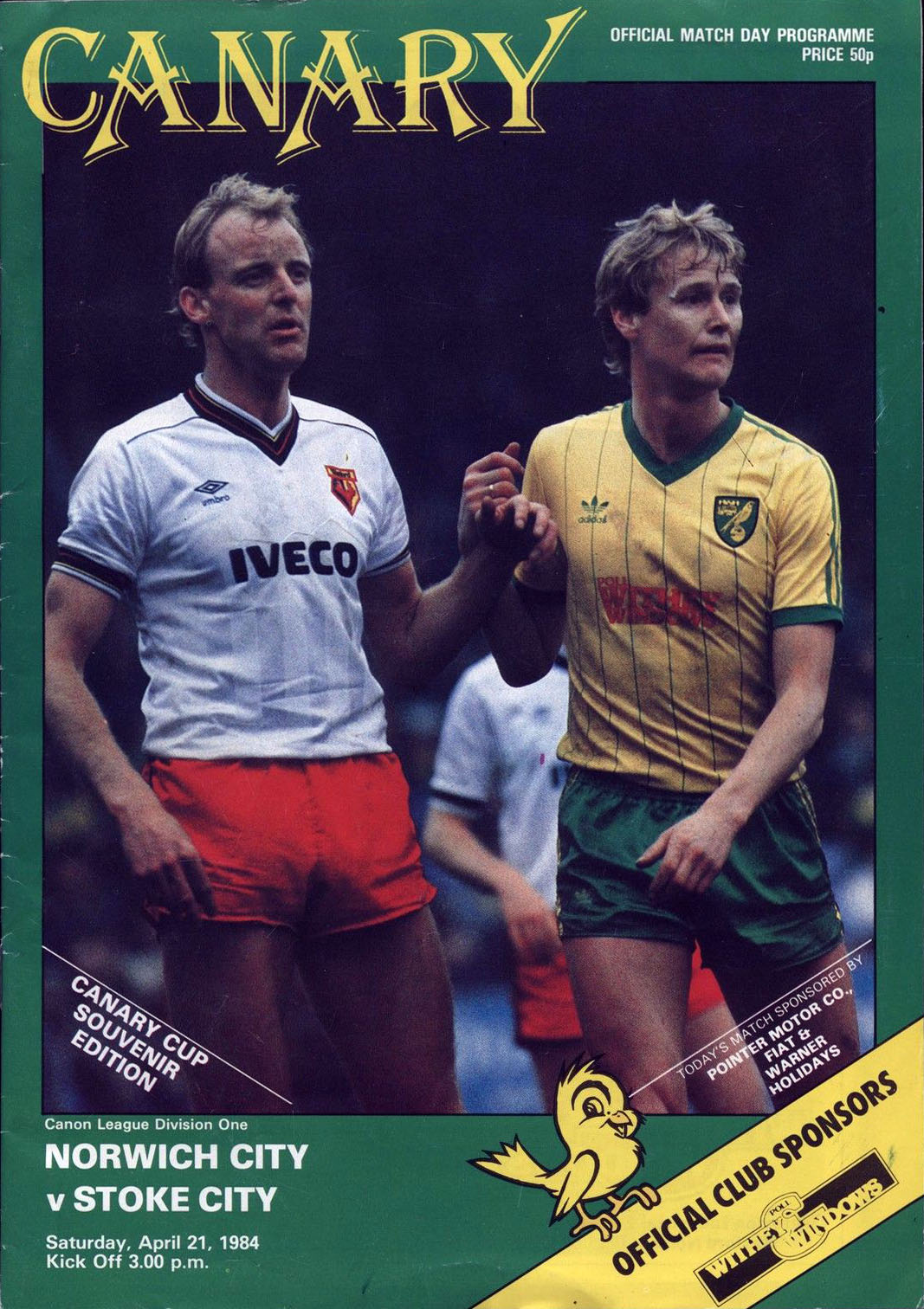 Norwich City vs. Stoke City (April 21, 1984)