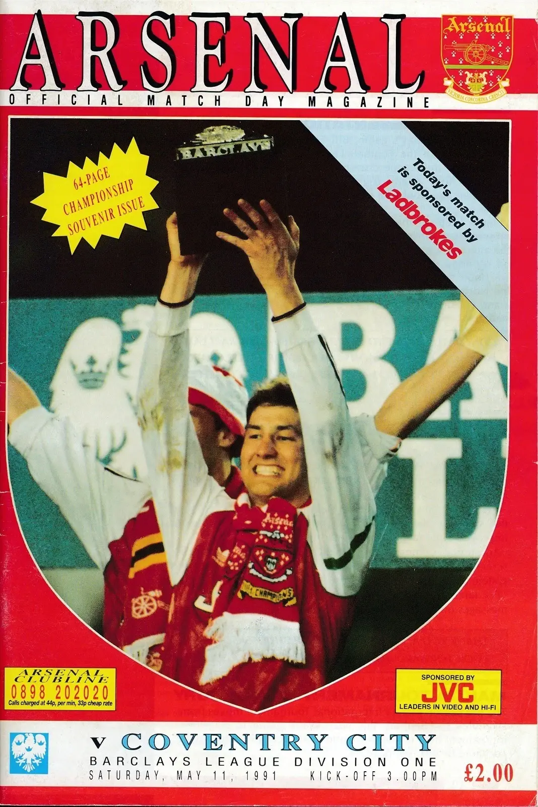 Arsenal vs. Coventry City (May 11, 1991)