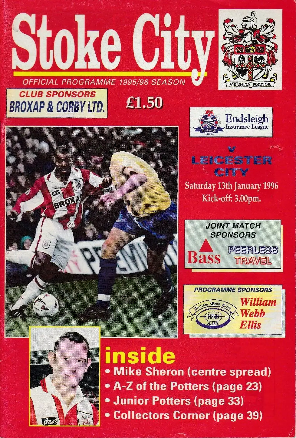 Stoke City vs. Leicester City (January 13, 1996)