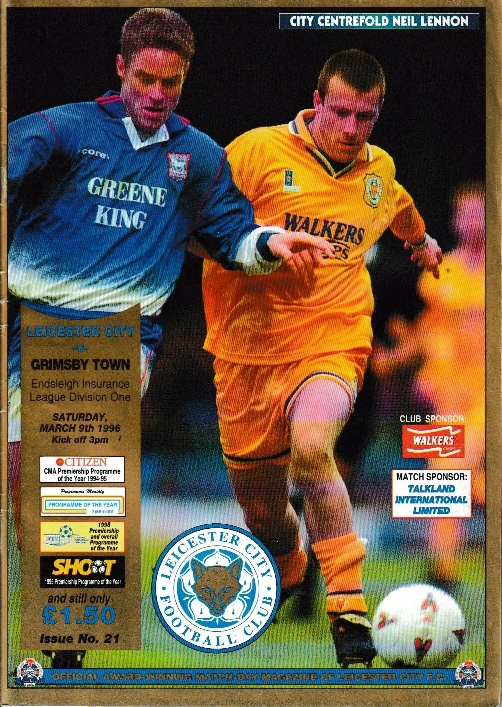 Leicester City vs. Grimsby Town (March 9, 1996)