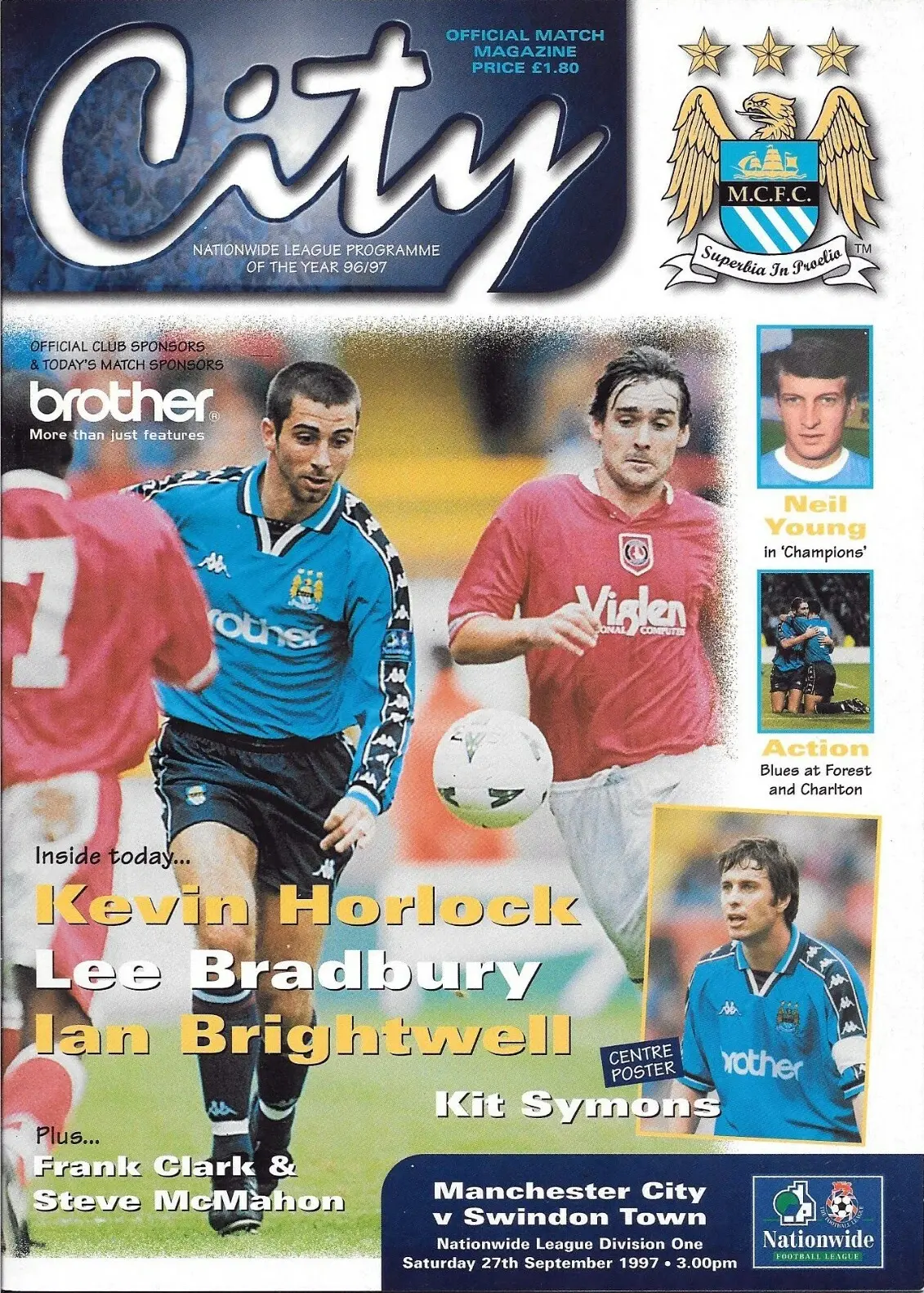 Manchester City vs. Swindon Town (September 27, 1997)