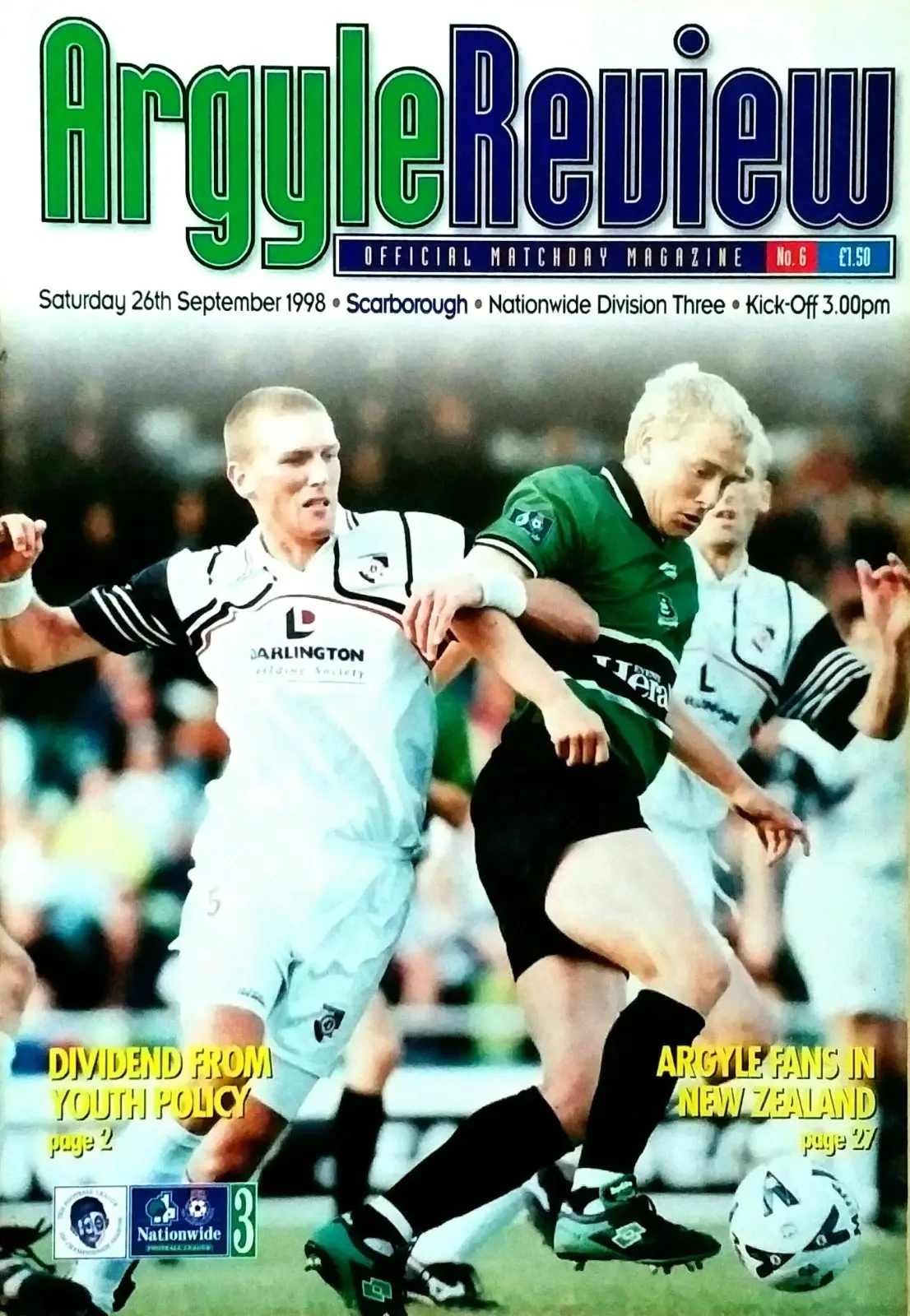 Plymouth Argyle vs. Scarborough (September 26, 1998)
