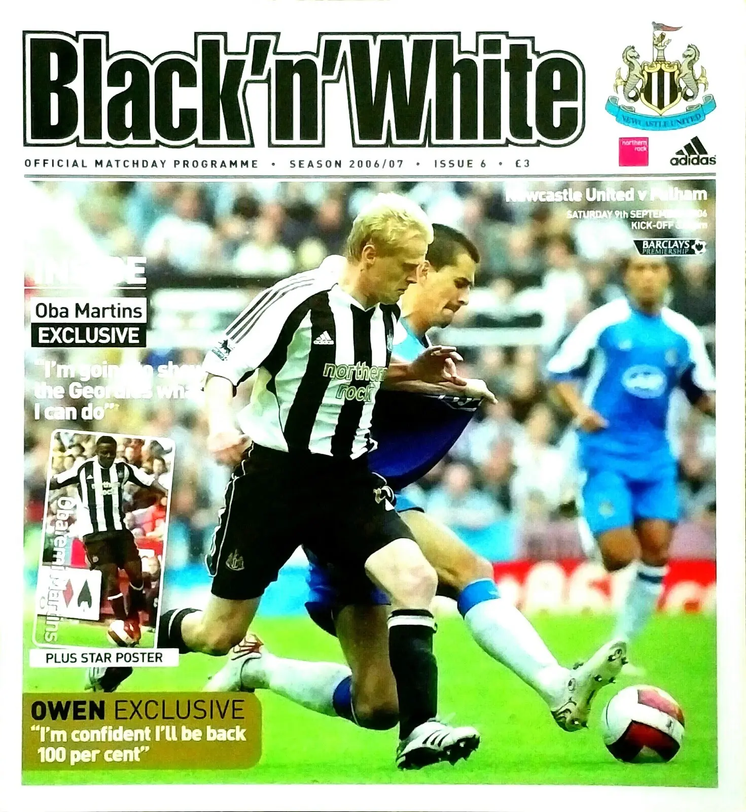 Newcastle United vs. Fulham (September 9, 2006)
