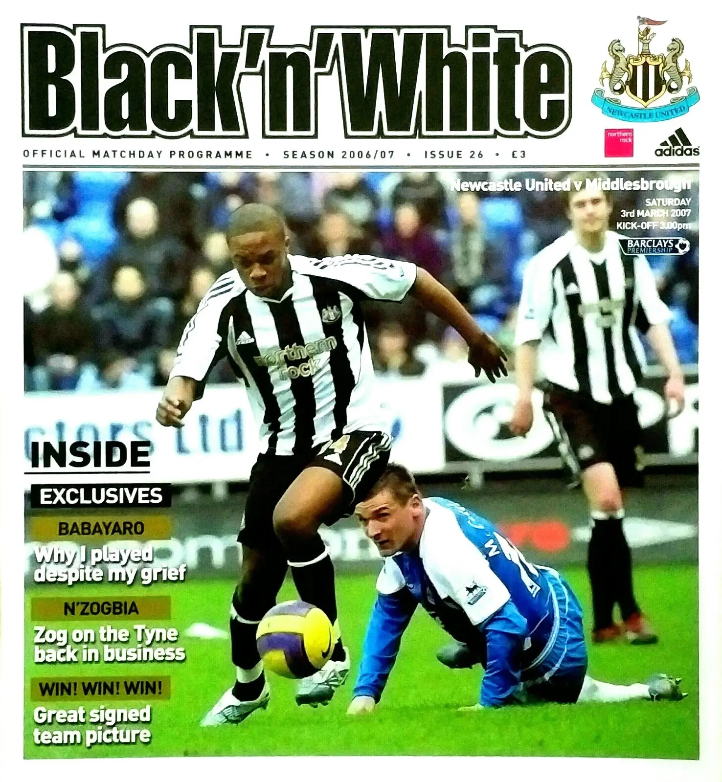 Newcastle United vs. Middlesbrough (March 3, 2007)