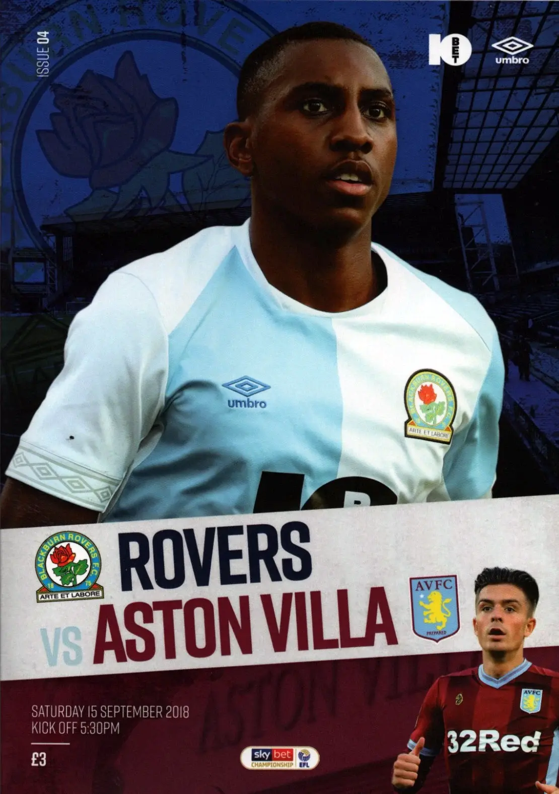 Blackburn Rovers vs. Aston Villa (September 15, 2018)