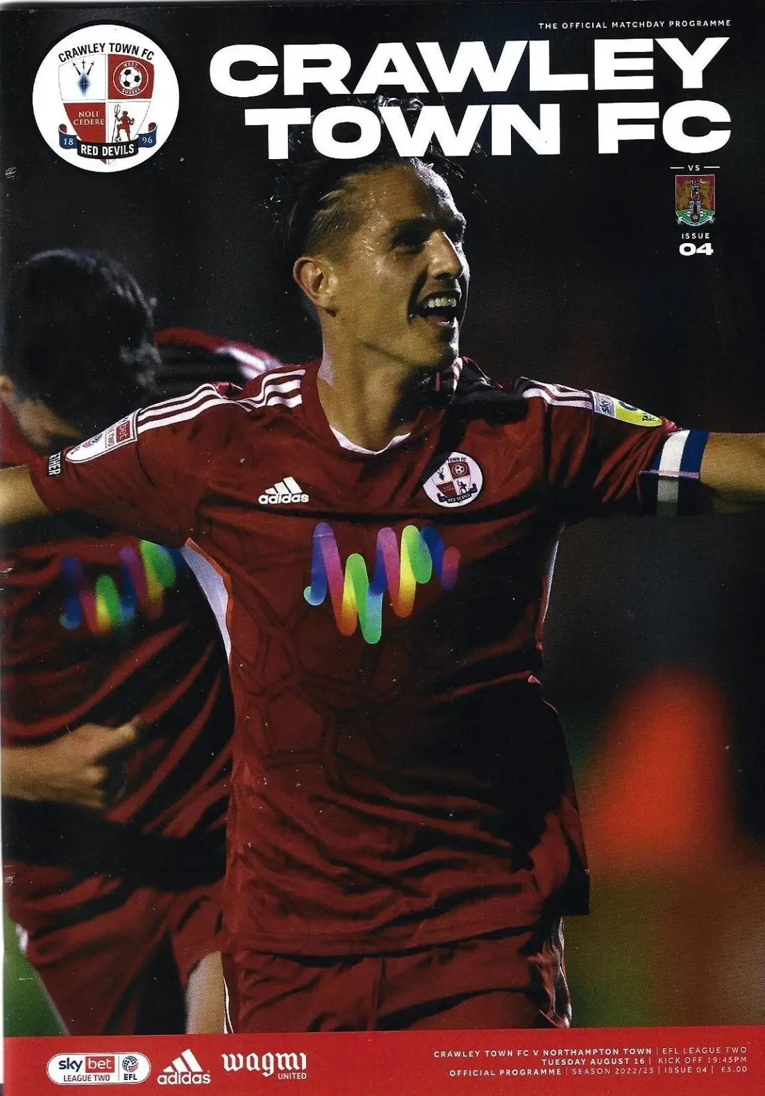 Crawley Town vs. Northampton Town (August 16, 2022)