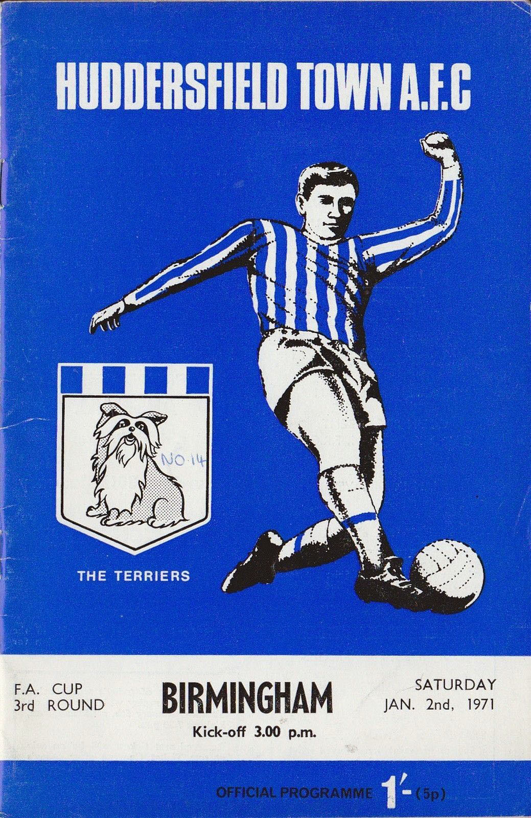 Huddersfield Town vs. Birmingham City (January 2, 1971)