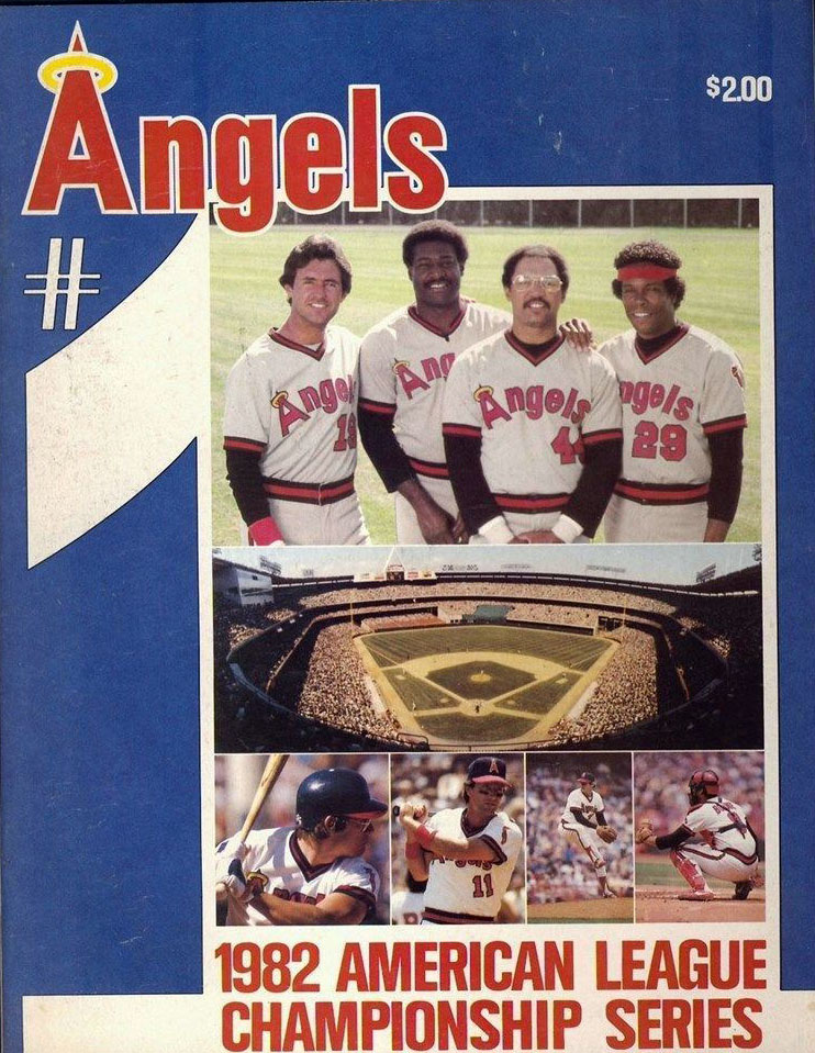 1982 California Angels ALCS program