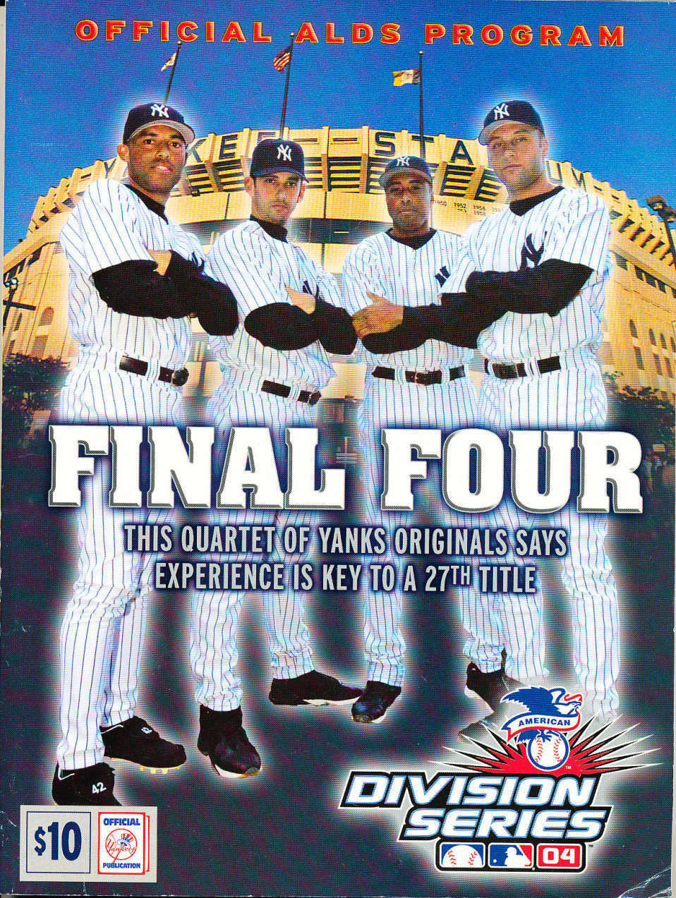 2004 New York Yankees ALDS program