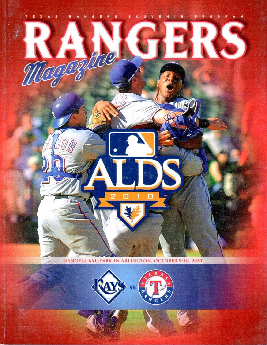 2010 Texas Rangers ALDS program