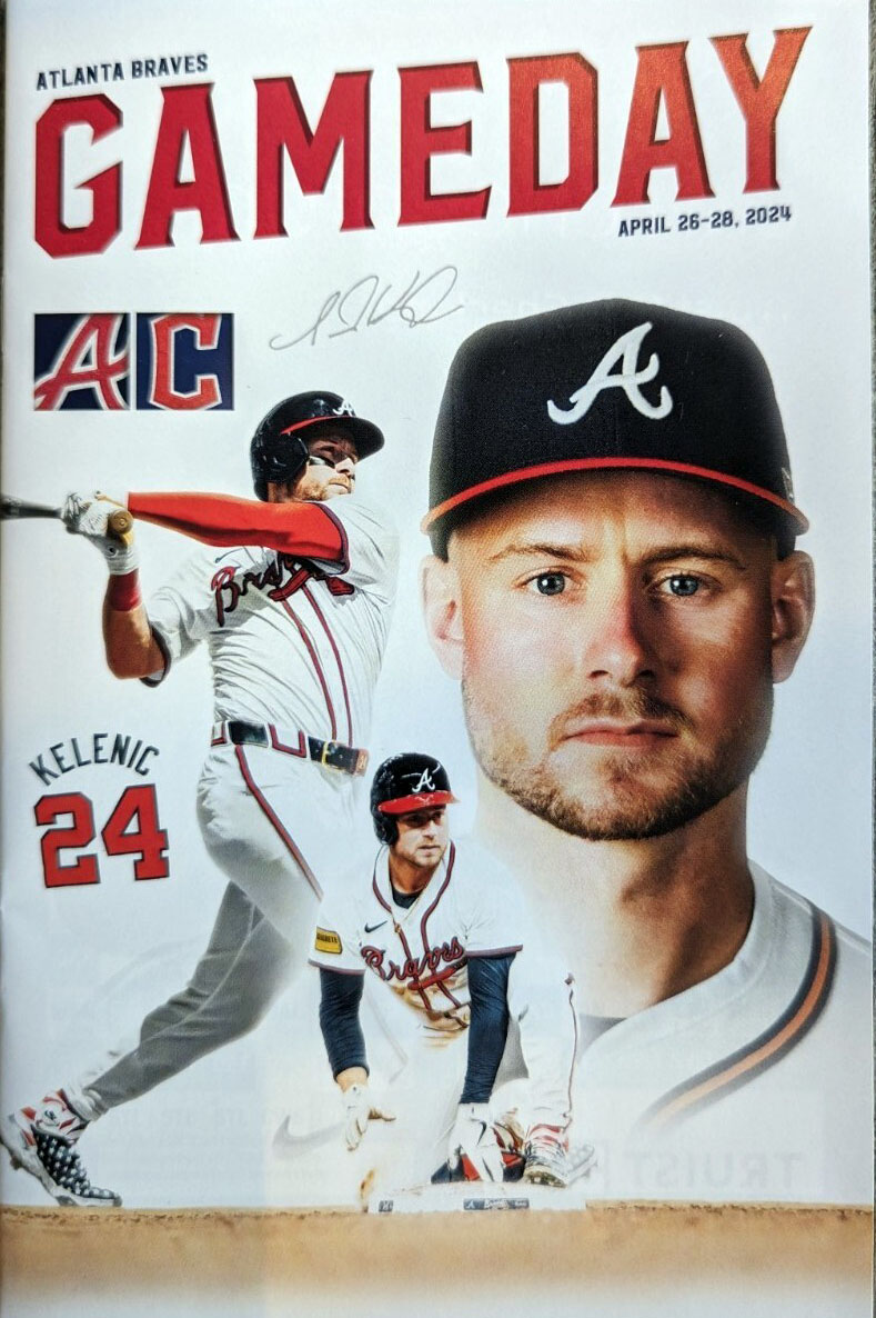 2024 Atlanta Braves program