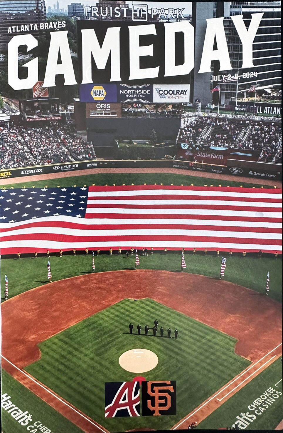 2024 Atlanta Braves program