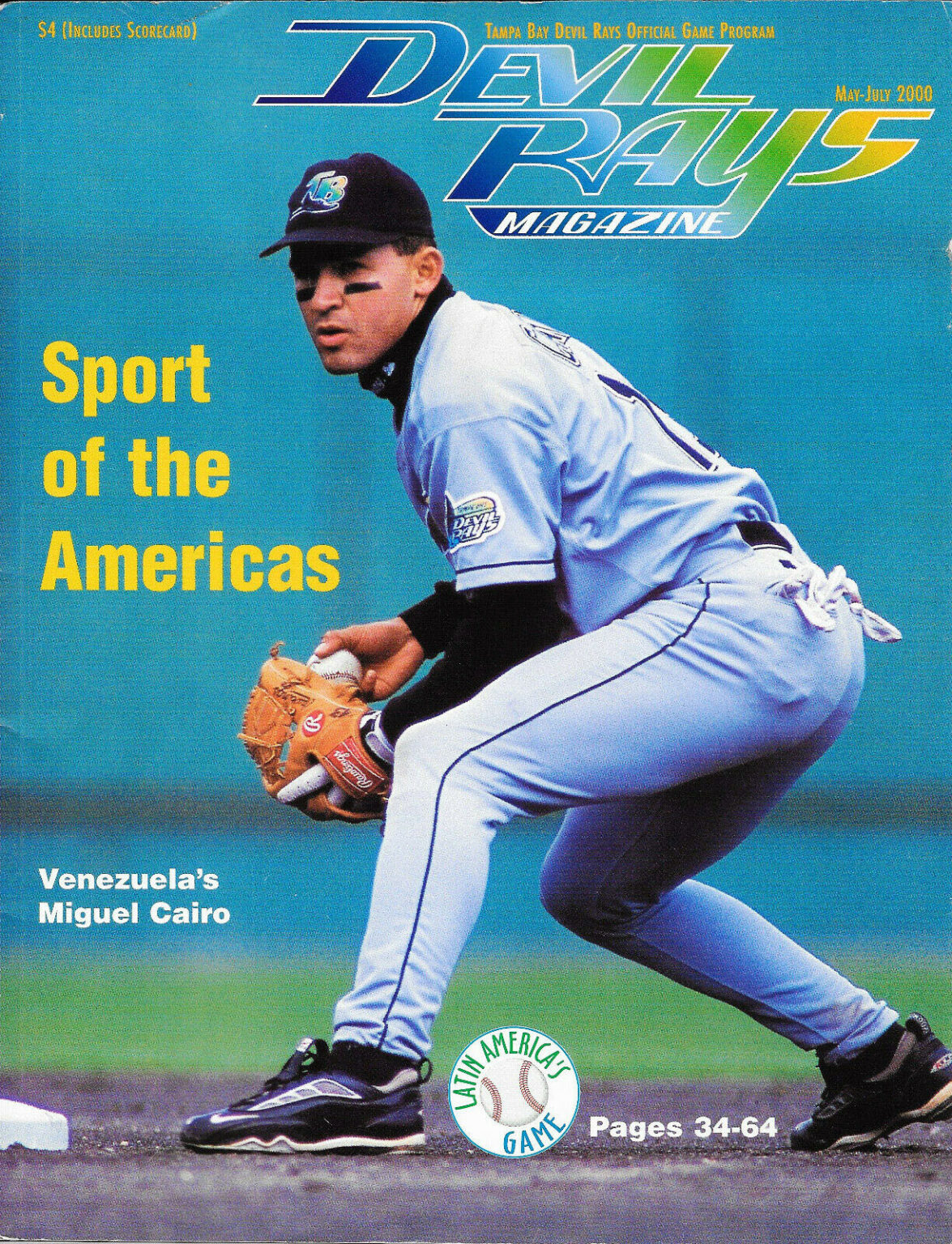 2000 Tampa Bay Devil Rays Game Publications – SportsPaper.info