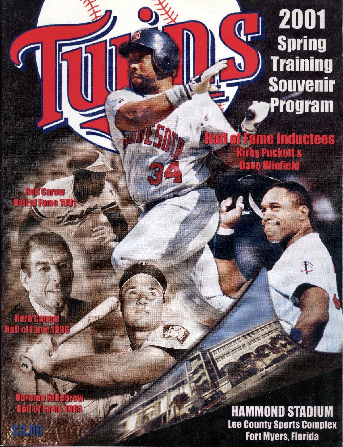 2001 Minnesota Twins spring training program