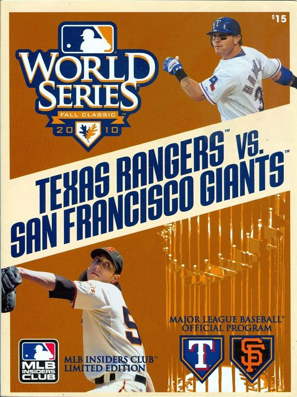 2010 World Series program
