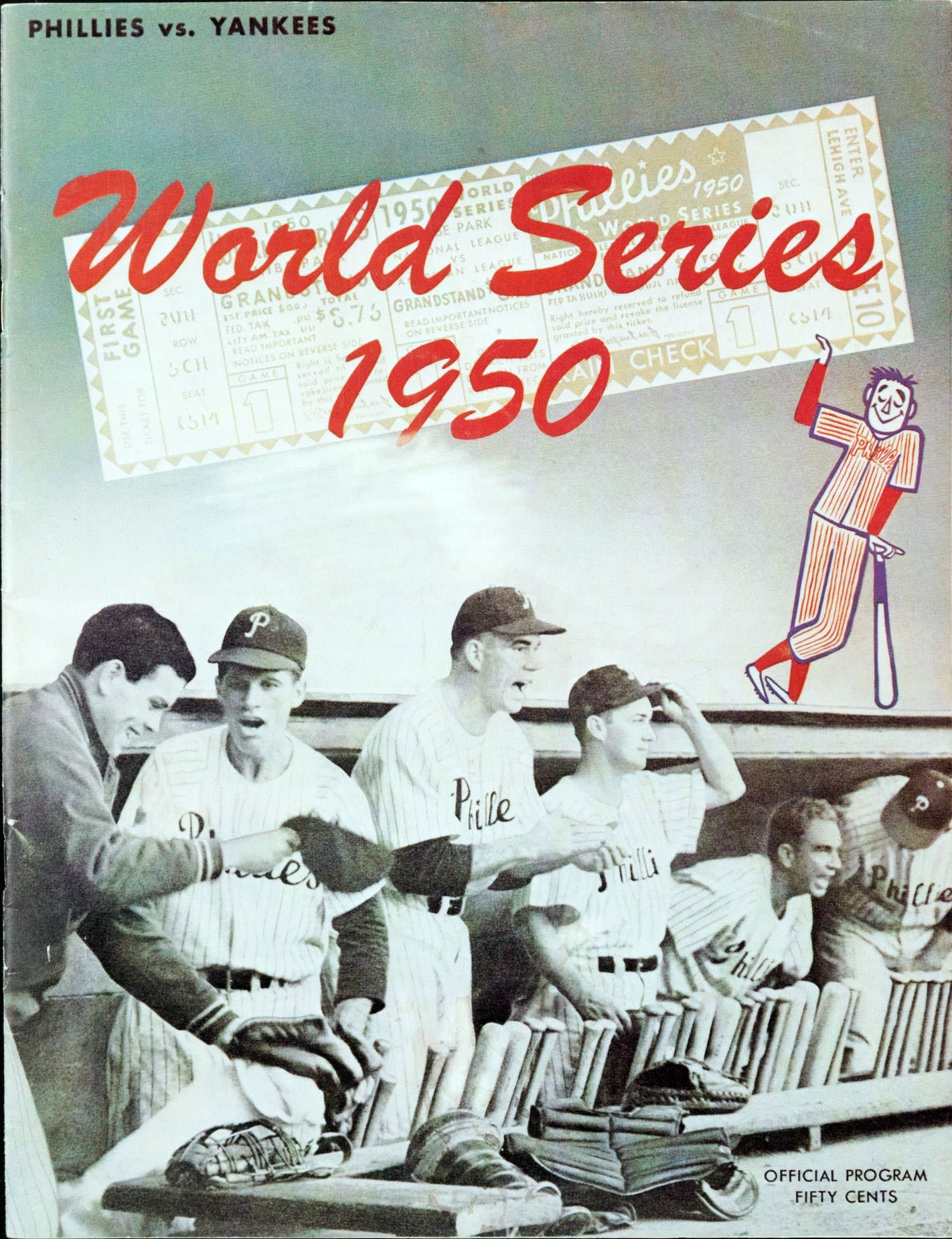 1950 World Series program