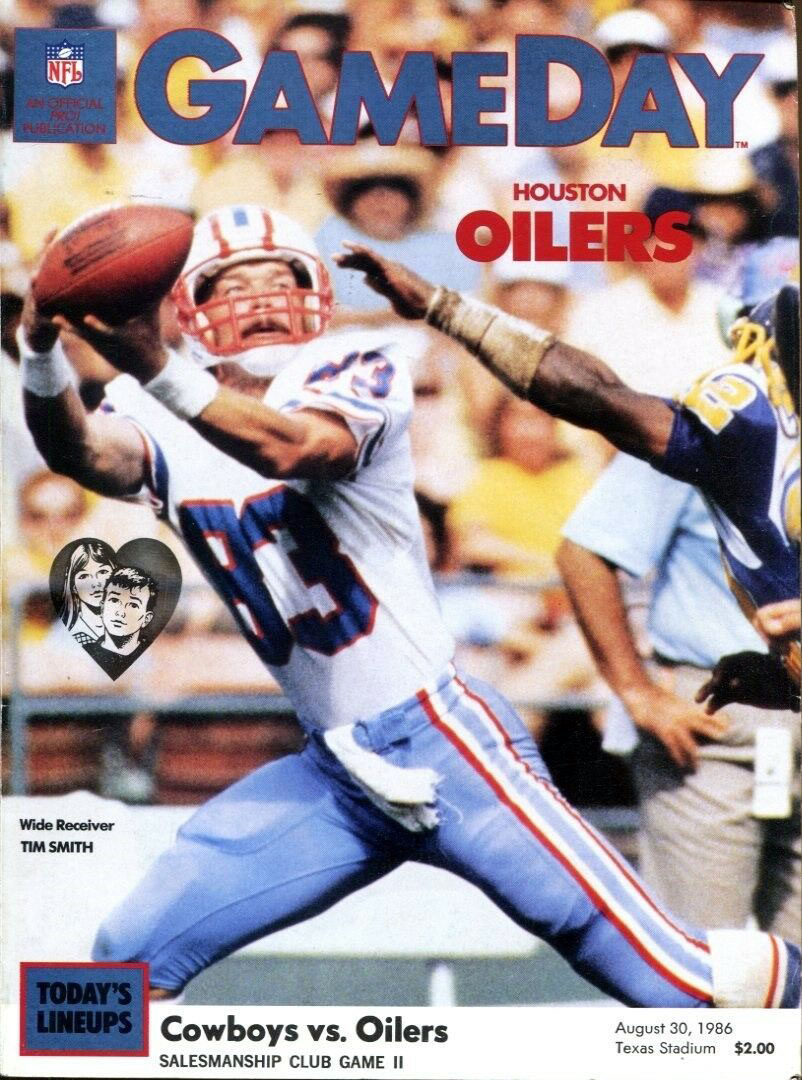 Dallas Cowboys vs. Houston Oilers (August 30, 1986)