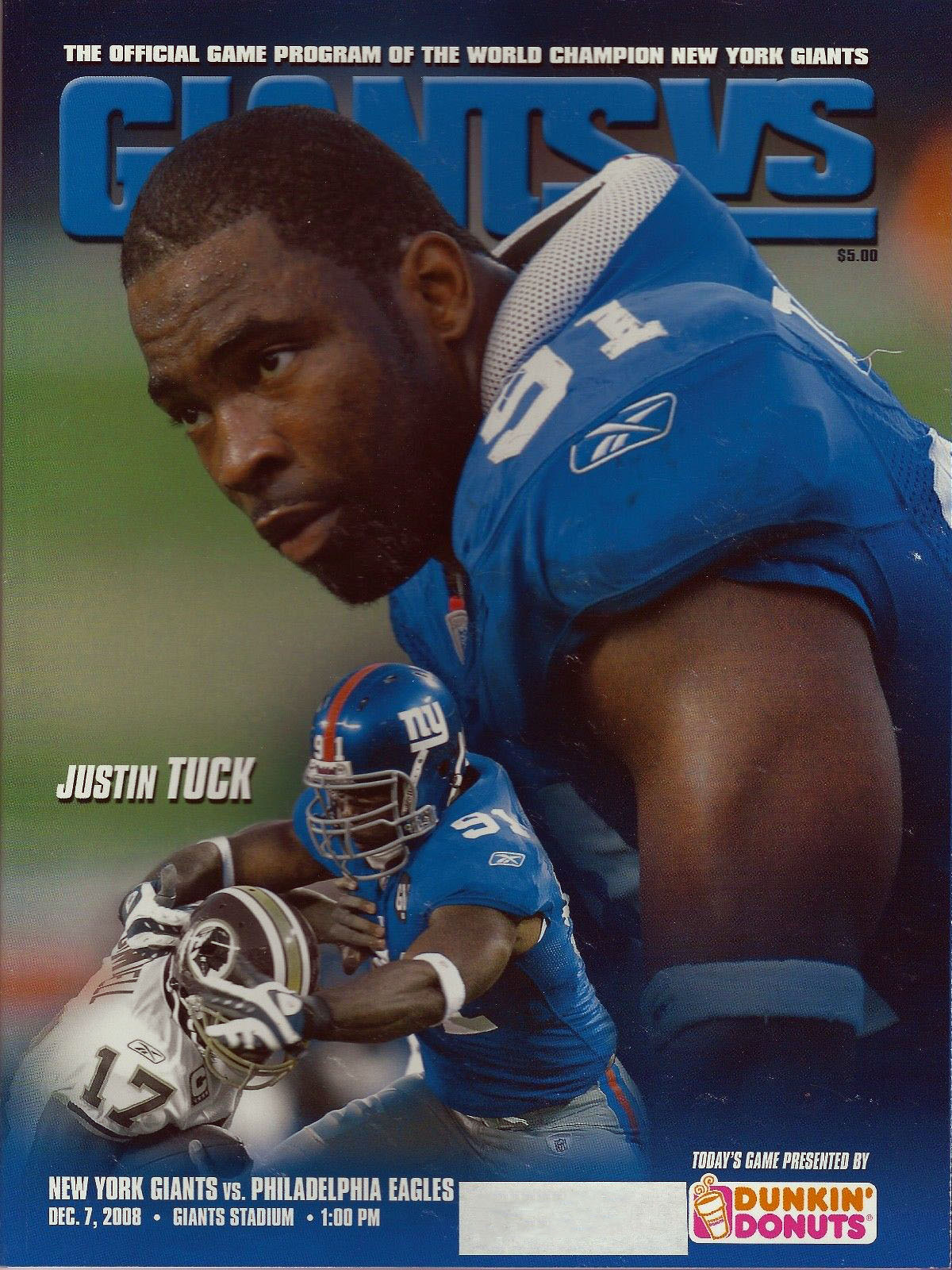 New York Giants vs. Philadelphia Eagles (December 7, 2008)