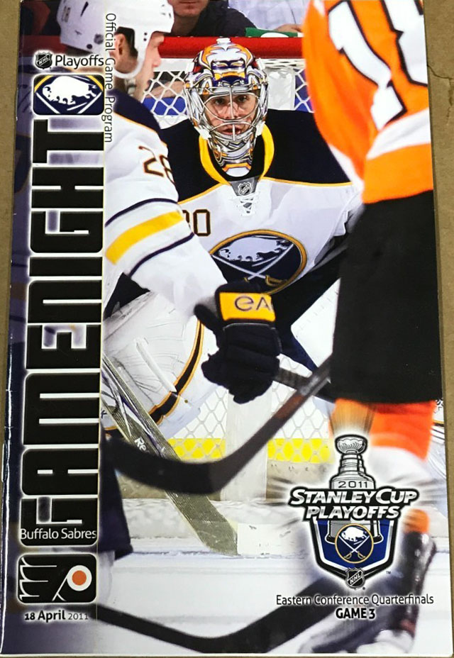 2011 Buffalo Sabres playoff program