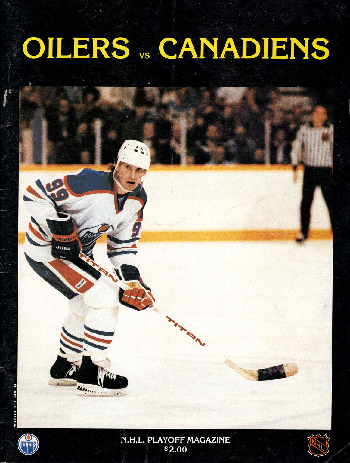 1981 Edmonton Oilers playoff program