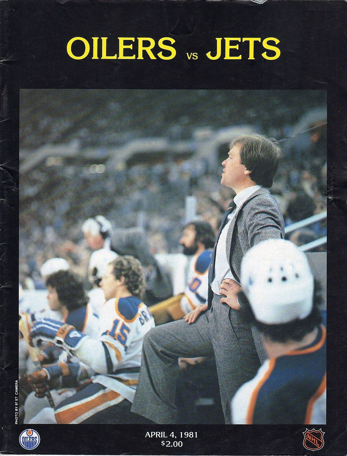 1980-81 Edmonton Oilers program