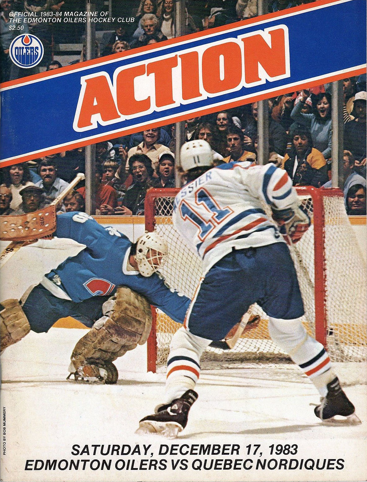 1983-84 Edmonton Oilers program