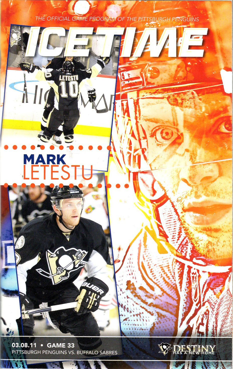 2010-11 Pittsburgh Penguins program