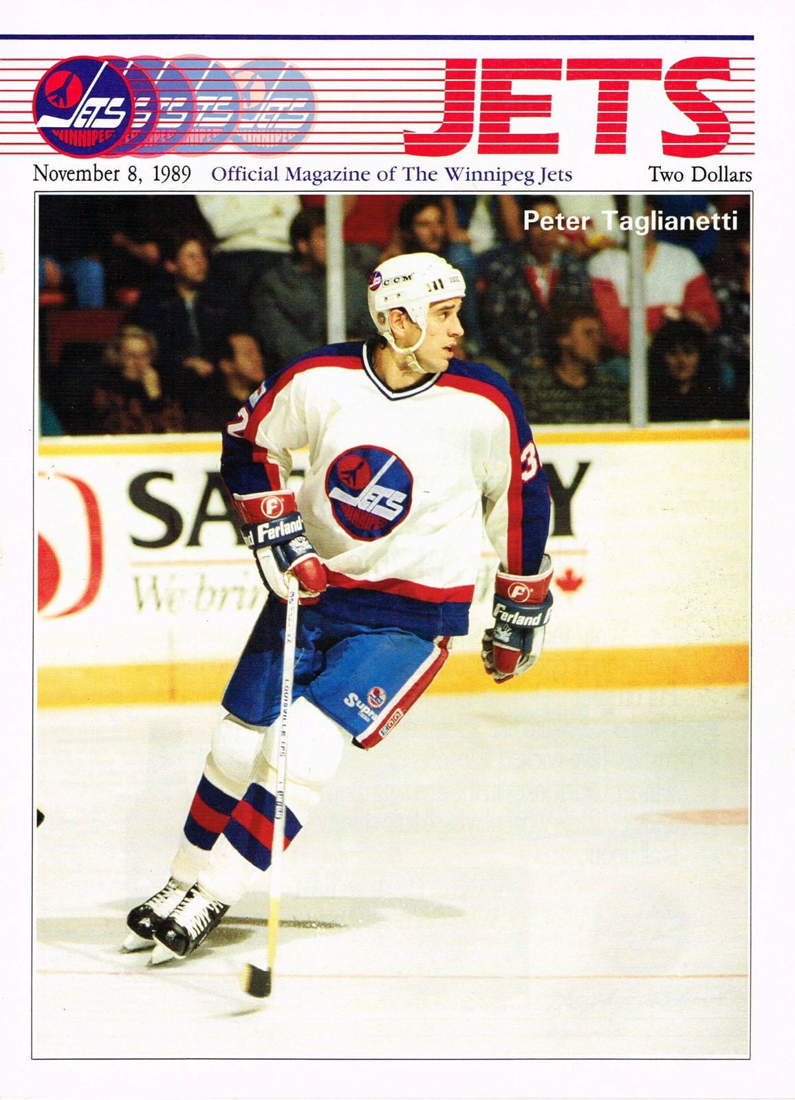 1989-90 Winnipeg Jets program