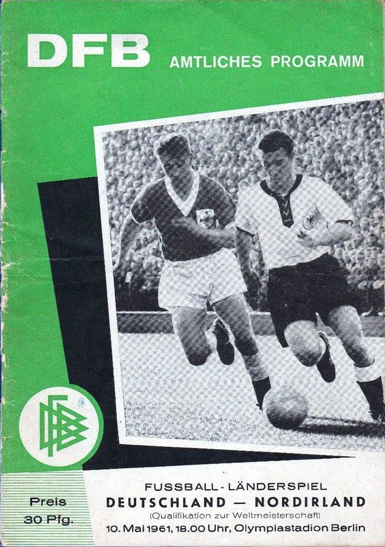 West Germany vs. Northern Ireland (May 10, 1961)