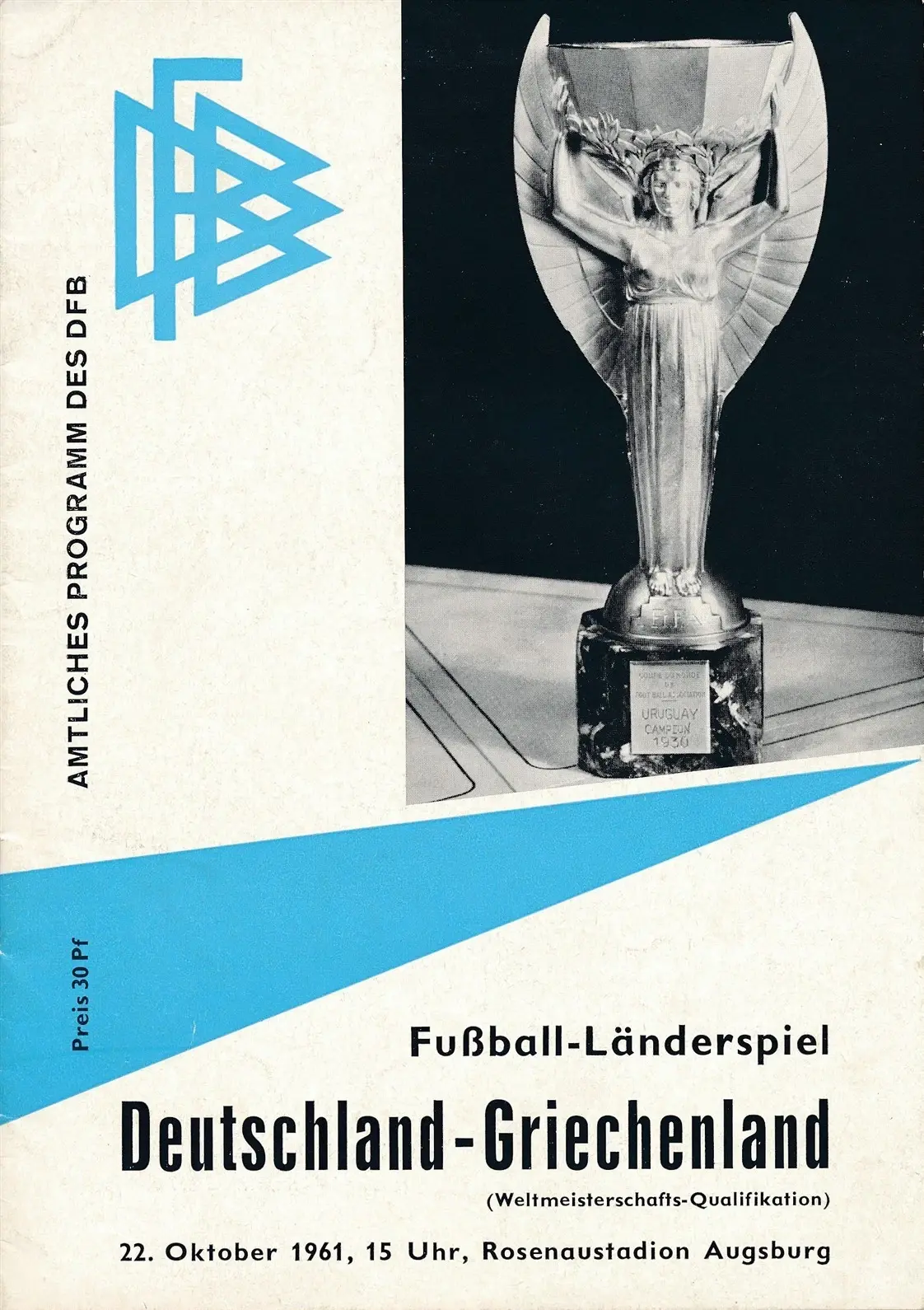 West Germany vs. Greece (October 22, 1961)