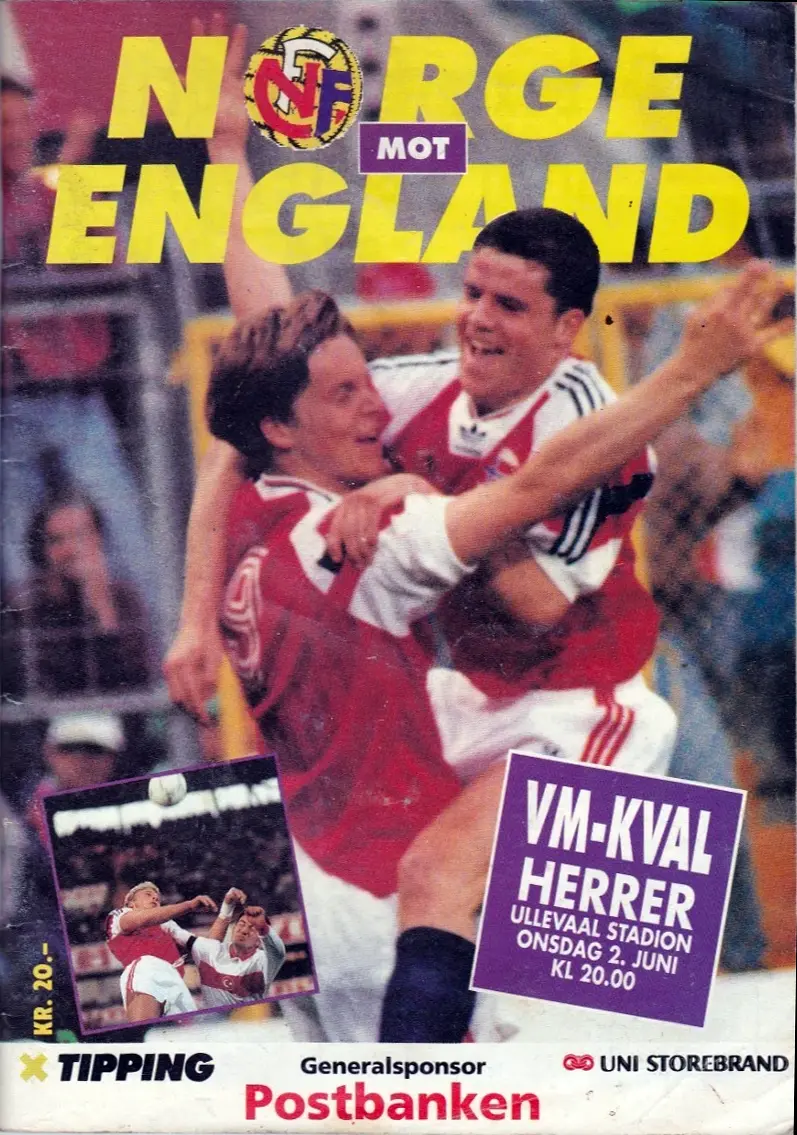 Norway vs. England (June 2, 1993)