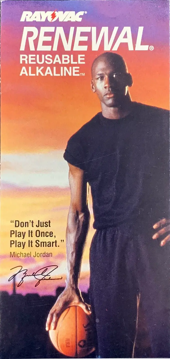 1995 Rayovac Advertisement (Michael Jordan)