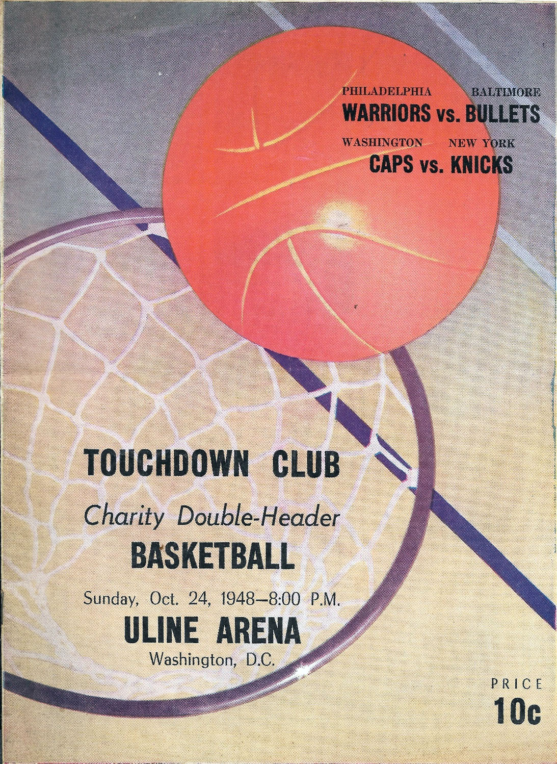 1948-49 Washington Capitols program
