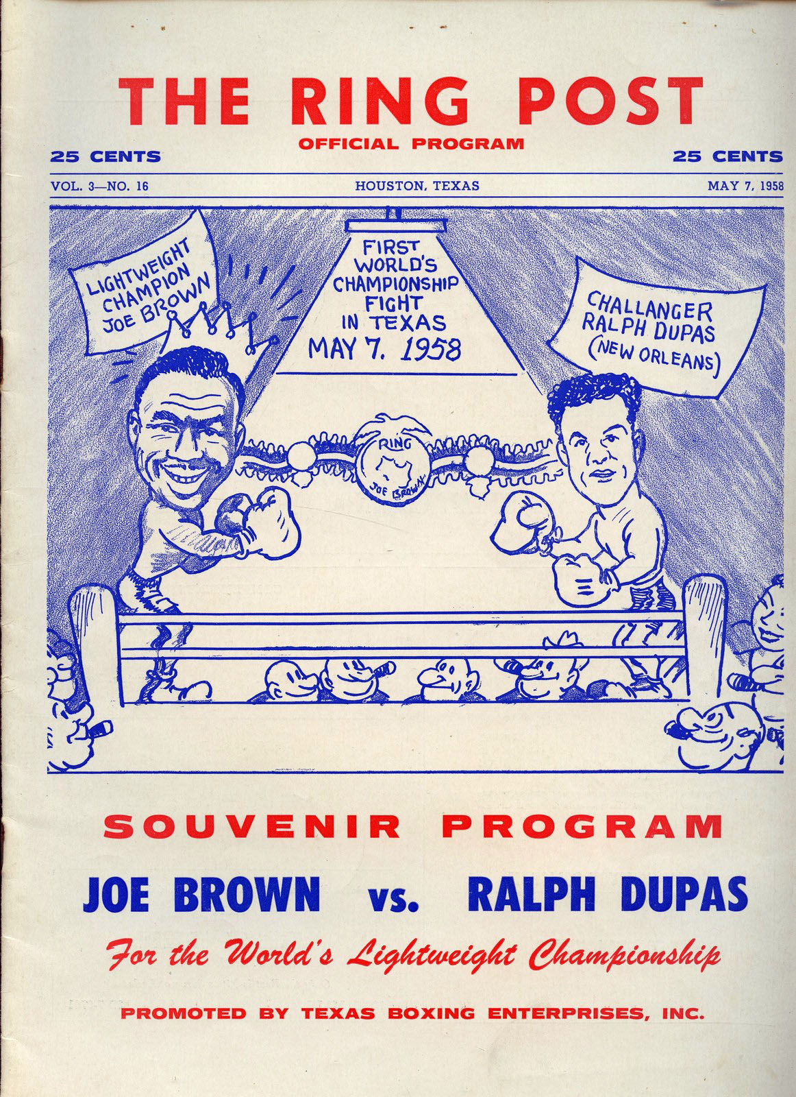 Joe Brown vs. Ralph Dupas (May 7, 1958)