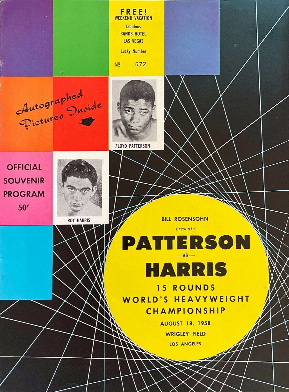 Floyd Patterson vs. Roy Harris (August 18, 1958)