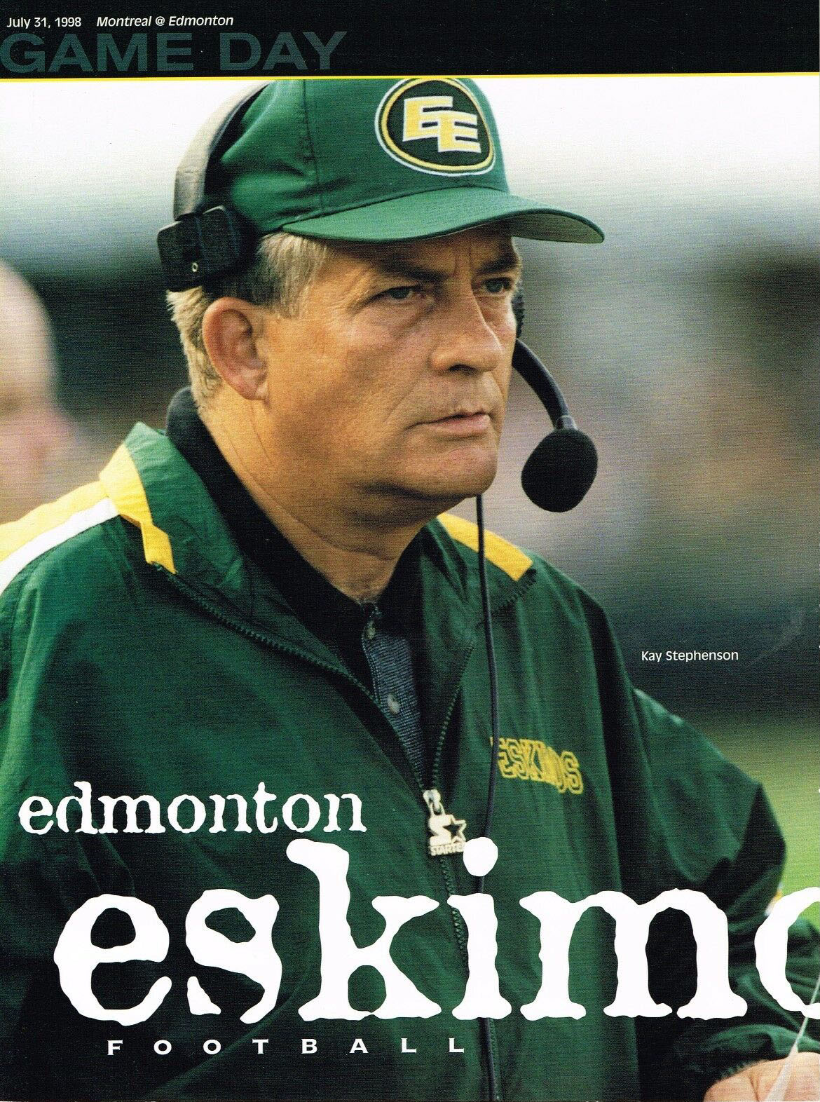 Edmonton Eskimos vs. Montreal Alouettes (July 31, 1998)