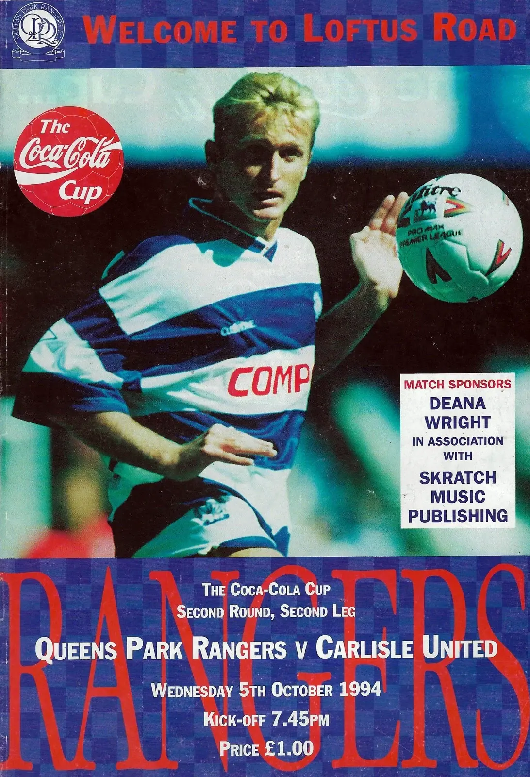 Queens Park Rangers vs. Carlisle United (October 5, 1994)