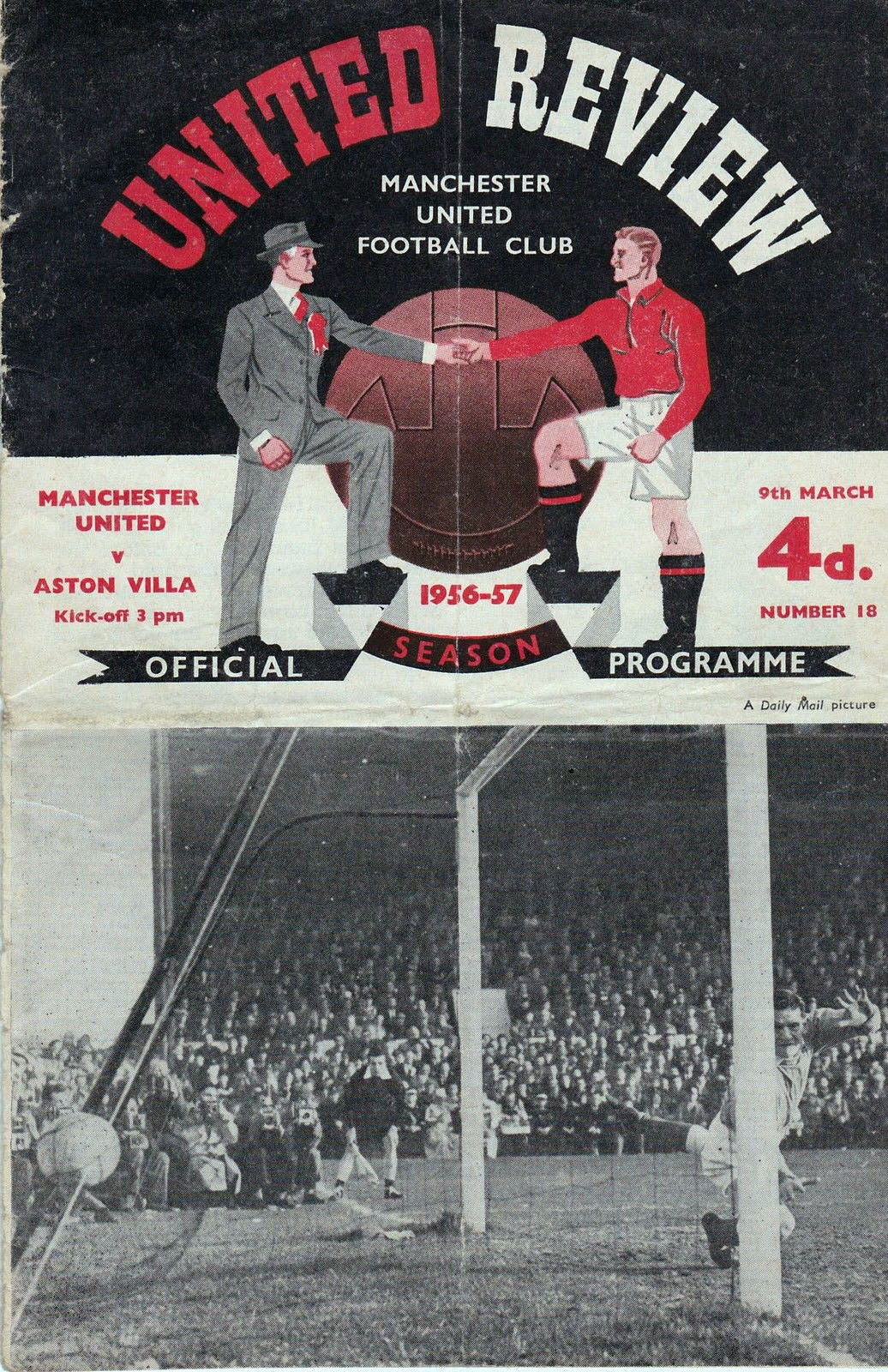 Manchester United vs. Aston Villa (March 9, 1957)