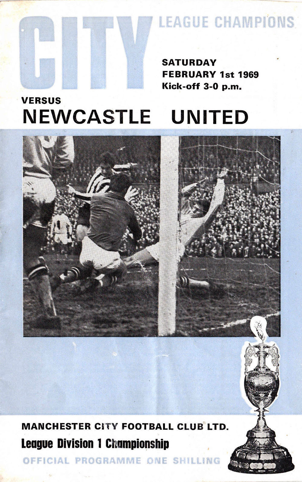 Manchester City vs. Newcastle United (February 1, 1969)