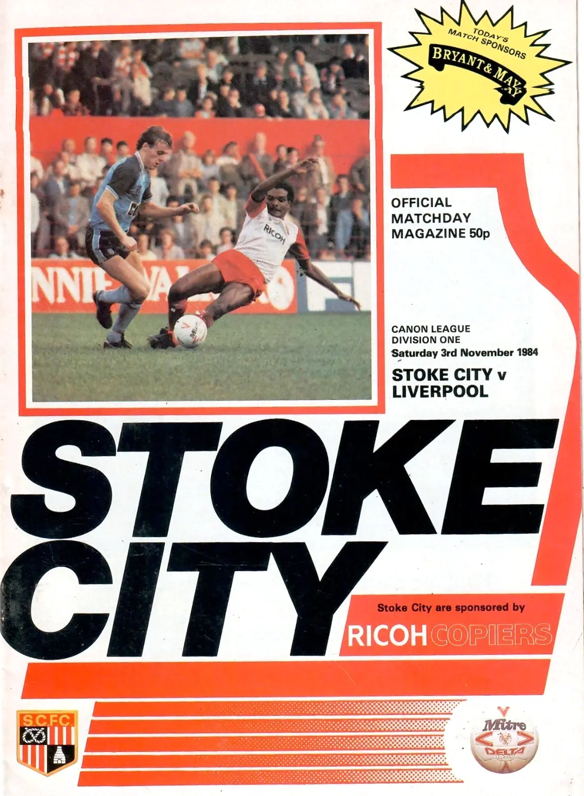Stoke City vs. Liverpool (November 3, 1984)